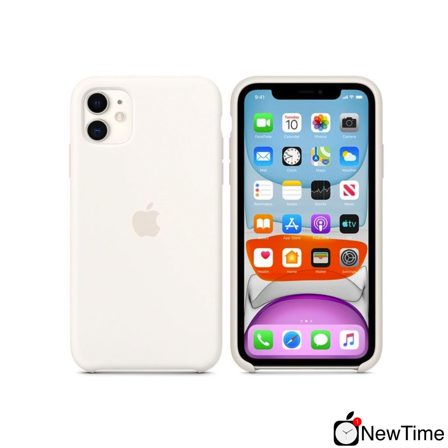 Чохол Apple iPhone 11 Silicone Case Lux Copy - White (MWY32)